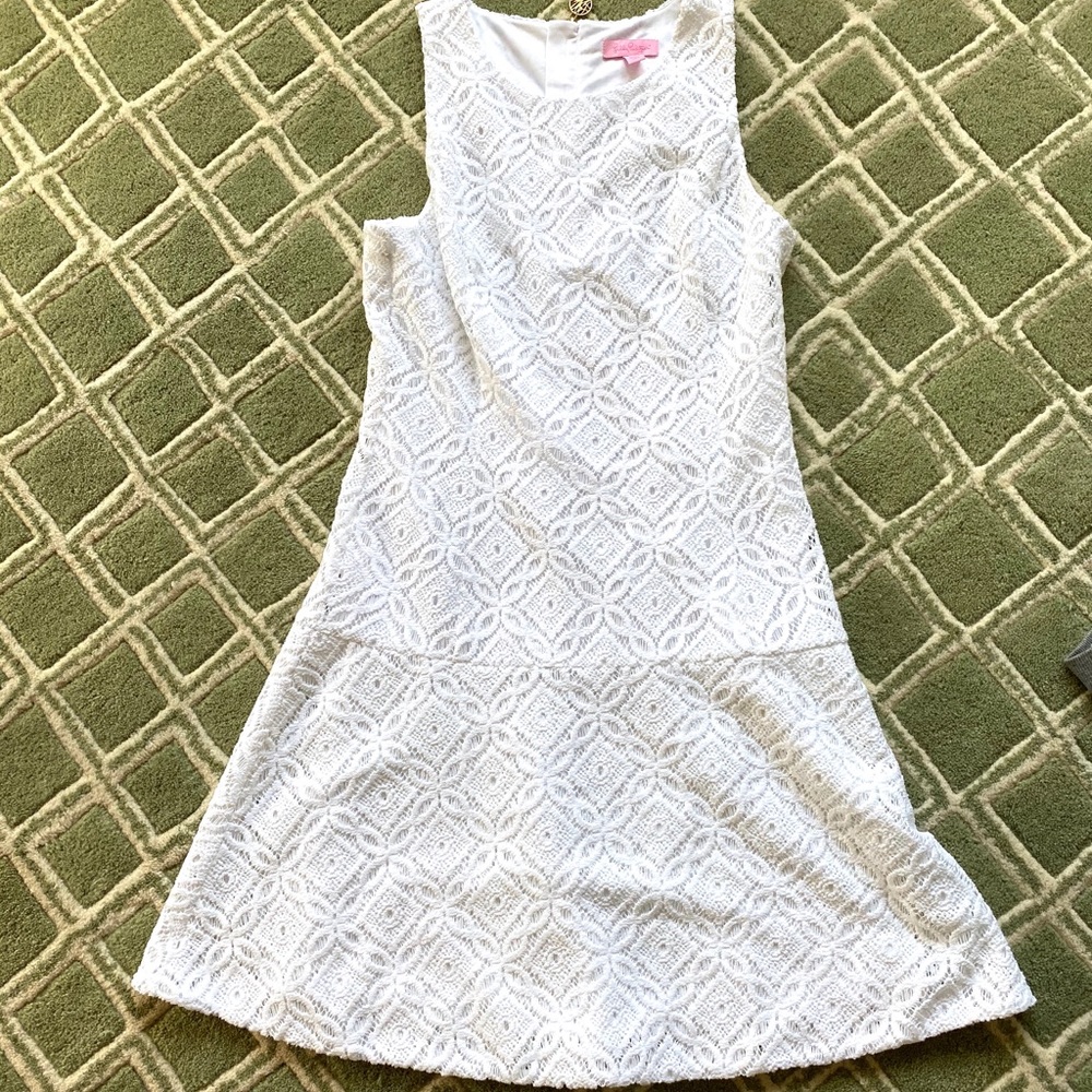 Worn once Lilly white dress